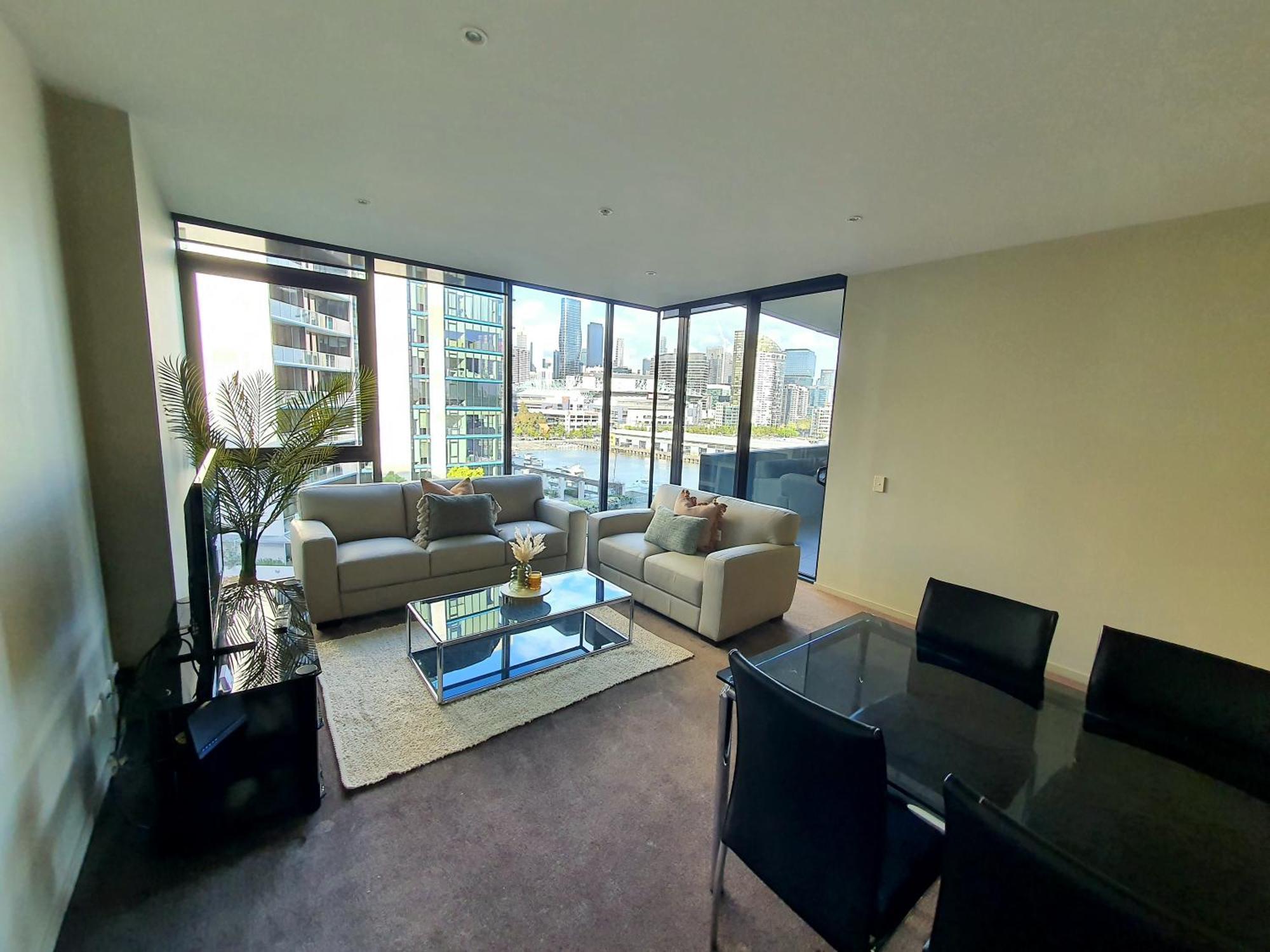 Harbour Escape Apartments Docklands メルボルン エクステリア 写真